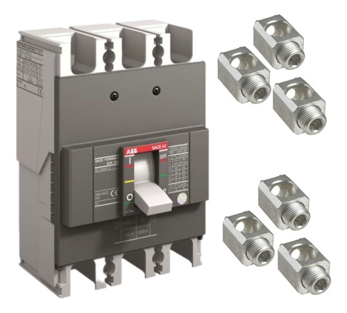 Breaker Tqd A2c 3x250amp Abb {incluye Terminales}