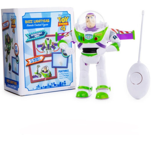 Toy Story 4 Buzz Lightyear Control Remoto Abre Las Alas Orig