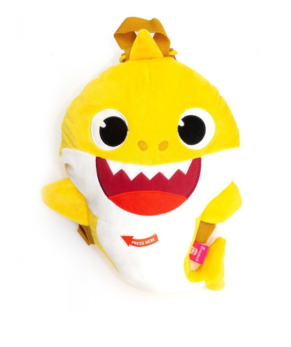 Mochila Preescolar Baby Shark Yellow Shark Original Nueva Color Amarillo Diseño de la tela ALTA CALIDAD