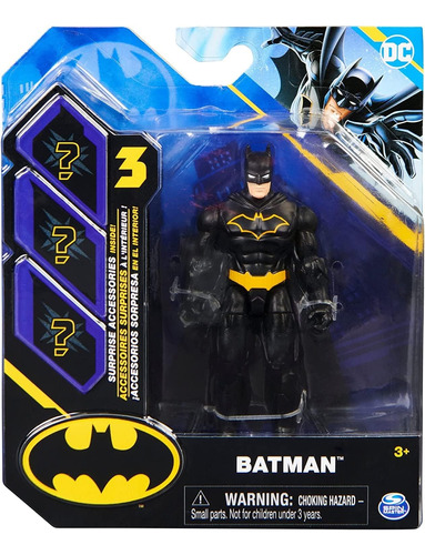Dc Batman Figura De Acción De Batman De 4 Pulgadas