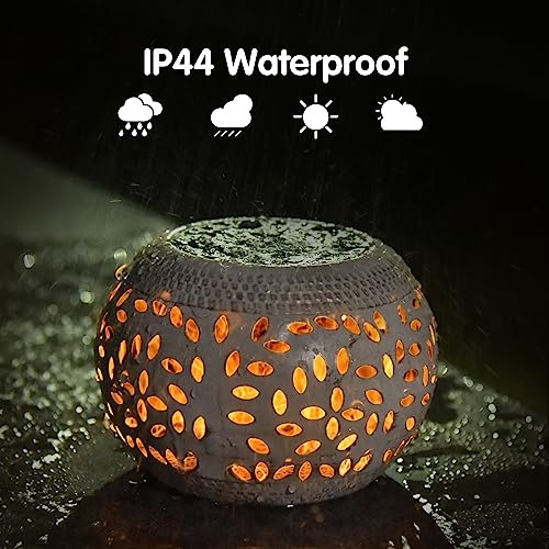 Linterna De Mesa Solar Exterior Impermeable - Juego De 2 Luc