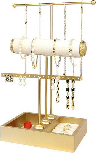 Soporte Organizador De Joyas Funlove, Soporte 3 En 1 Para Co