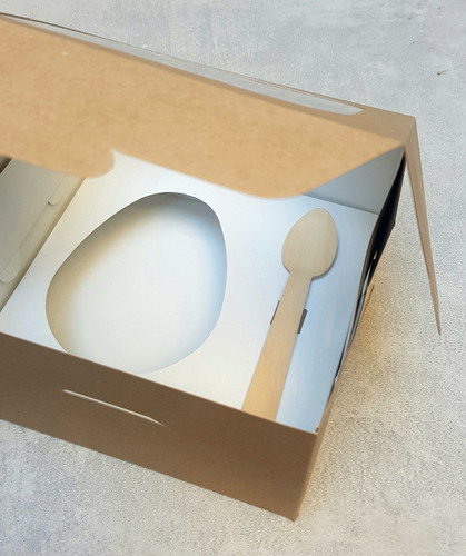 Caja Kraft Para 1 Huevo De Pascua O Medio Relleno Nº12 X 100
