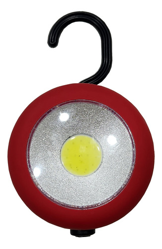 Portatil Luz Led Cob 3w Redondo Con Tecla Colgar Iman Pila