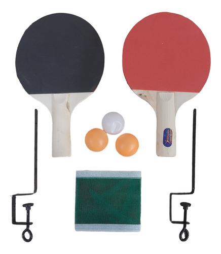 Set Ping Pong Pelota Paleta Kit Tenis De Mesa C/ Red Toyspal
