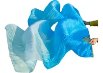 Comprar Abanicos De Seda Danza Arabe Seda China, 2 Piezas  Sky Blue Sky Blue 1.8m