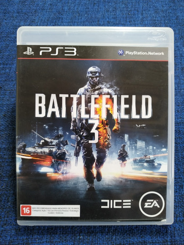 Battlefield 3 Midia Fisica Ps3 Semi Novo Usado + Carta