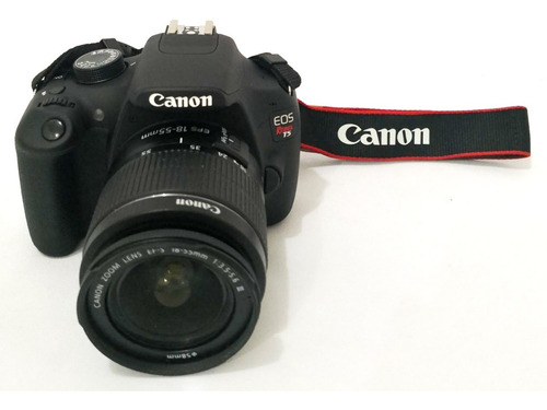 Camara Canon Video Profesional Eos Rebel T5 Lente 18-55 (m)