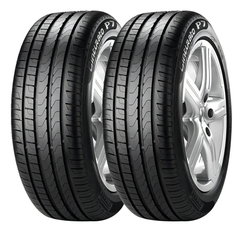 Kit de 2 pneus Pirelli Pneu de Carro Cinturato P7 P 225/45R18 Run Flat 95 - 690 kg