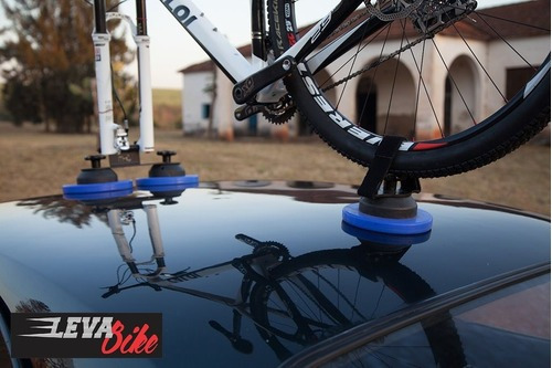 Imagem 5 de 5 de Levabike 3hm Transbike Suporte Rack Teto Ventosa Bike