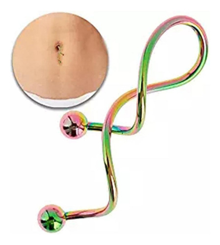 2x 4 Piezas De Material Acero Inoxidable Pulido 14g Anillos