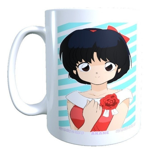 Taza Diseño Akane Ranma Y Medio Anime Poster