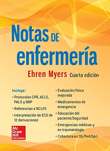 Libro Notas De Enfermería De Ehren Myers