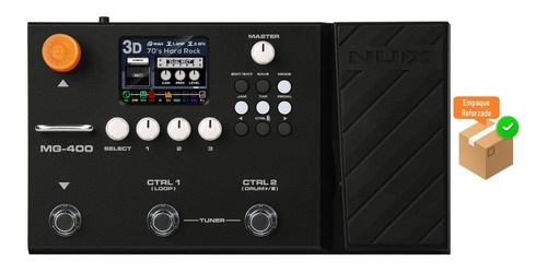 Nux Mg-400 Pedalera Procesador Multiefectos P/ Guitarra Bajo