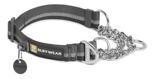 Collar Para Perros Y Gatos Ruffwear Chain Reaction Tamaño Del Collar S Color Plateado