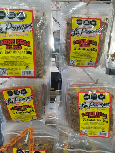 Pack 2 Carne Seca De Res La Principal 100g C/u Montemorelos