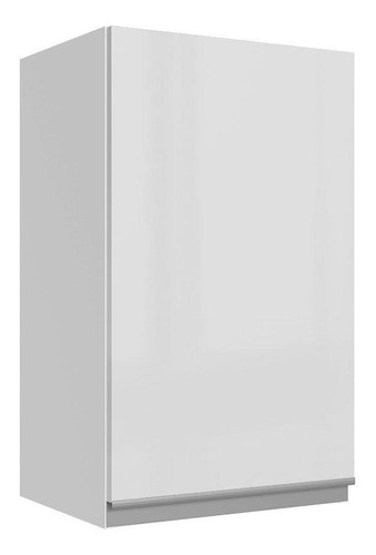 Aéreo Madesa Acordes Glamy 100% Mdf 40 Cm 1 Porta - Branco