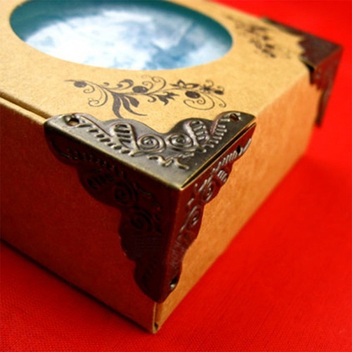 Protector De Esquinas, 30 Unidades, Funda De Metal Tallado