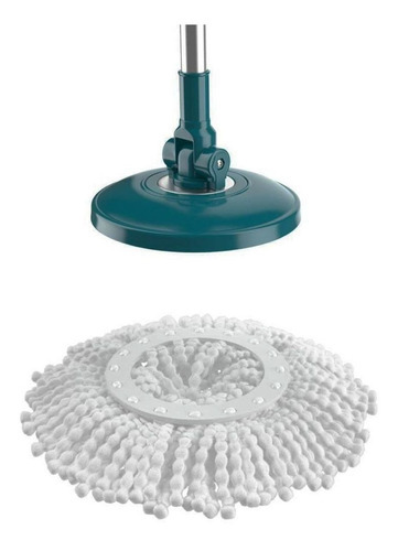 Refil Mop Giratório Flash Limp - 2 Unidades Cor Branco