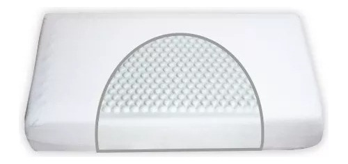 Almohada Inteligente Vicoelástica 70x40 Scwartz Microperlas 