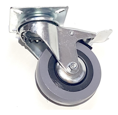 Ruedas Giratoria 75 Mm X 2 Con Freno 2 Sin Freno Verashop