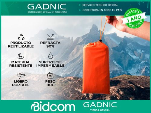 Bolsa Para Dormir Camping Ligero Y Portátil Reflectivo