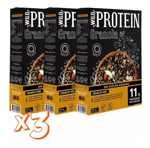 Granola Wild Protein Tripack