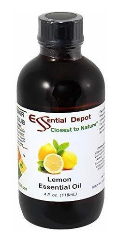Aromaterapia Aceites - Aceite Esencial De Limón - 4 Oz - Pro