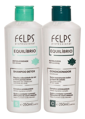 Felps Equilibrio Antioleosidade Kit Shampoo E Condicionador