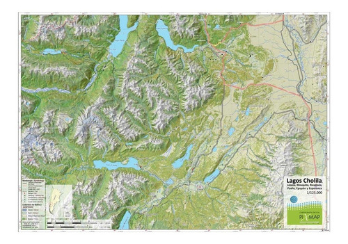 Imagen 1 de 3 de Mapa Topográfico: Cholila