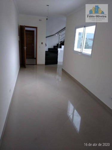 Imagem 1 de 30 de Cobertura Com 2 Dormitórios À Venda, 51 M² Por R$ 320.000,00 - Parque Novo Oratório - Santo André/sp - Co0106