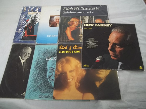 Lp Vinil - Dick Farner E Claudette - 7 Discos