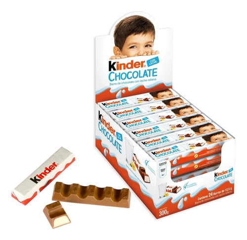 Kinder Barra Ferrero Display X 24 Unidades