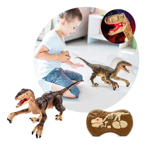 Dinosaurio a control remoto mercadolibre sale