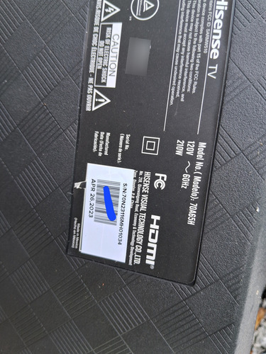 Fuente De Poder Hisense 70a65h (Usado)