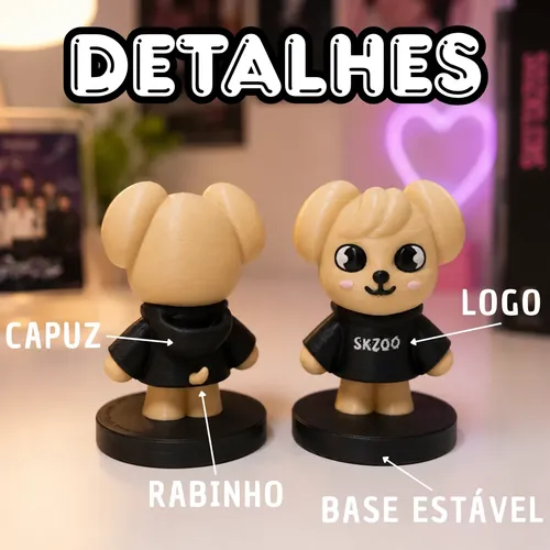 Skzoo Kit Completo 8 Miniaturas Stray Kids - Kpop Fanmade