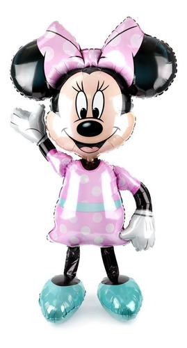 Globo Minnie Mouse, Airwalker, Alto 137cms, Fiesta, Regalo