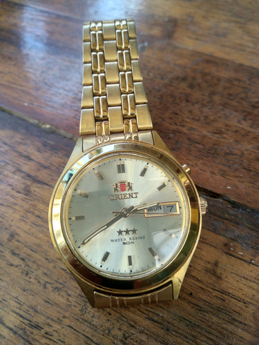 Reloj Orient Automatico Dorado Dorado Dorado (Usado)