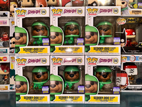 Funko Pop Scooby Doo Con Traje De Buzo 1312 Exclusivo Sdcc