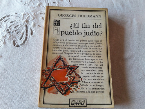 El Fin Del Pueblo Judio - Georges Friedman Biblioteca Actual