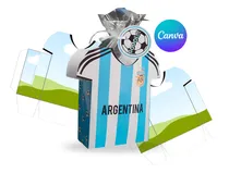 Comprar Plantilla Editable En Canva Caja Camiseta De Futbol, Digital