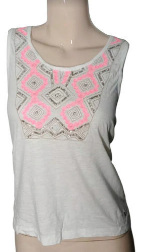 Blusa Marca Daniel Cassin Blanca Talle M 