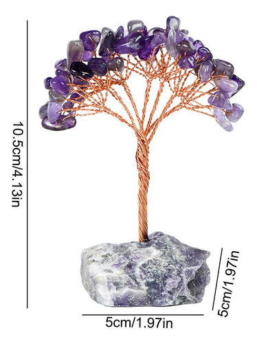 Árbol De Árbol De Amatista Árbol De Buena Suerte Espiritual
