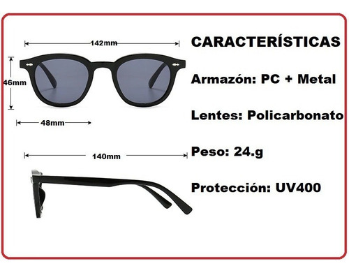 A Gafas De Sol Protección Rayos Ultra Violeta Unisex Calidad