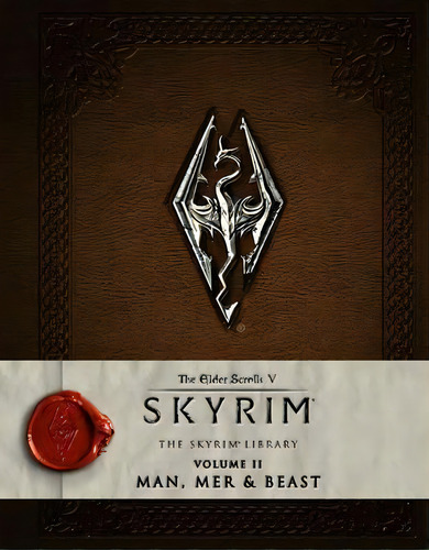 The Elder Scrolls V - The Skyrim Library : Man And Beast, De Bethesda Softworks. Editorial Titan Books Ltd, Tapa Dura En Inglés