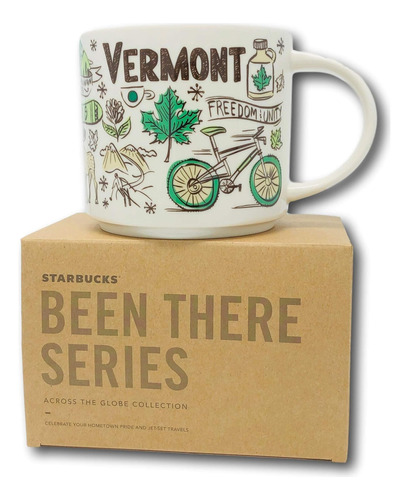 Serie Starbucks Vermont Taza Estado Allí En Todo El Mundo C