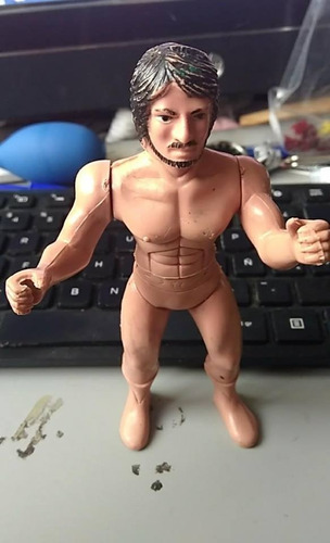 Vintage Bootleg Ninja Warrior Figure Beard 14 Cms