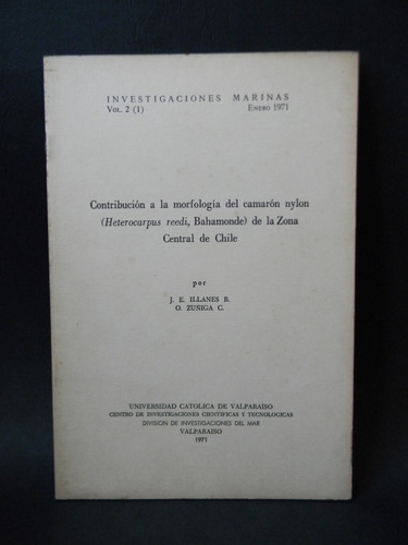 Contribución Morfología Camarón Nylon Centro Chile 1971