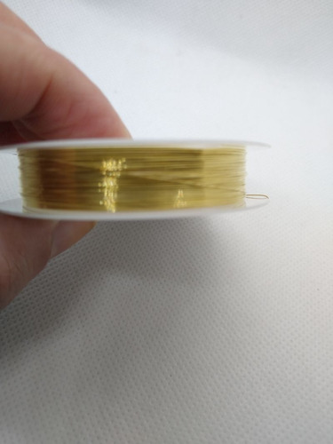 Imagem 3 de 5 de Arame Cabelo De Anjo Bijuteria Artesanato 0,30mm - 20 Metros