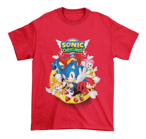 Polera Niña Niño Juvenil Sonic Sega Game Todos Estampado ALG